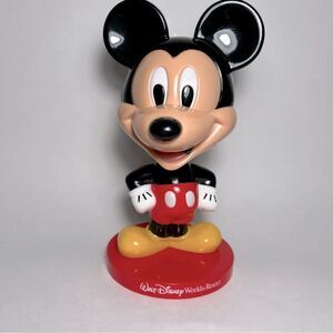 Mickey Mouse Plastic Bobble Head Disney World Resort MFG For Kellogg’s  Big Head